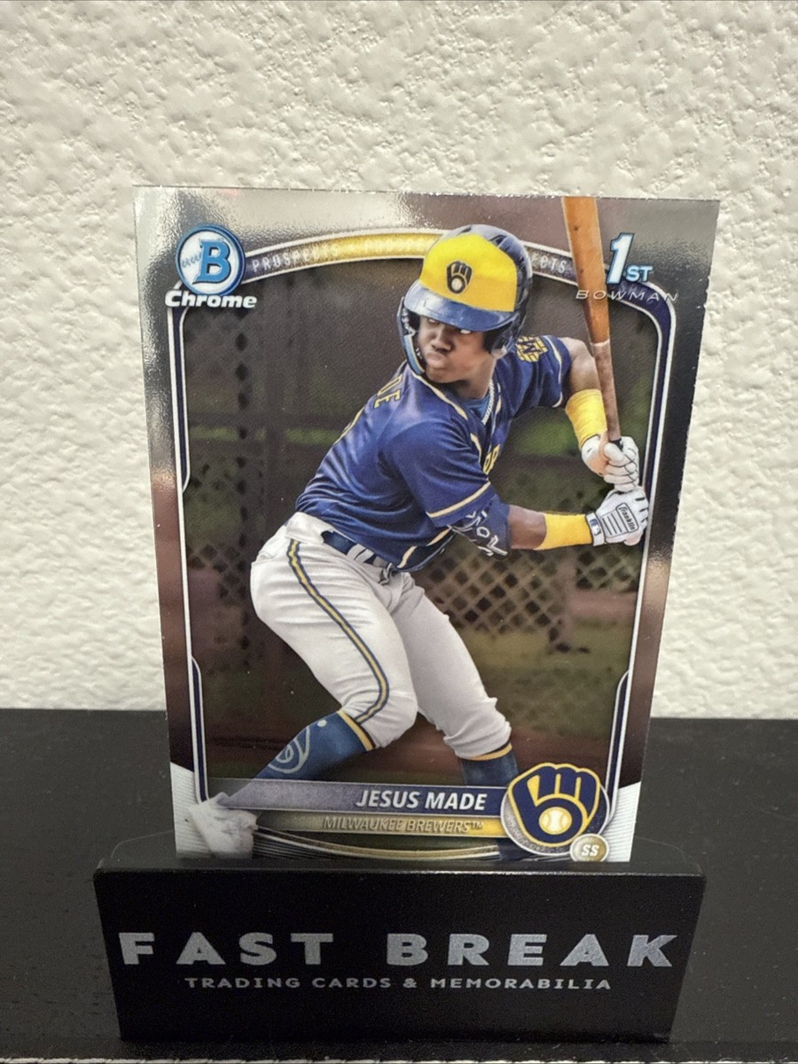 2025 Bowman Chrome 1st Jesus Made Milwaukee Brewers MLB #BCP-50 | eBay