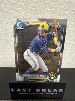 2025 Bowman Chrome 1st Jesus Made Milwaukee Brewers MLB #BCP-50 | eBay