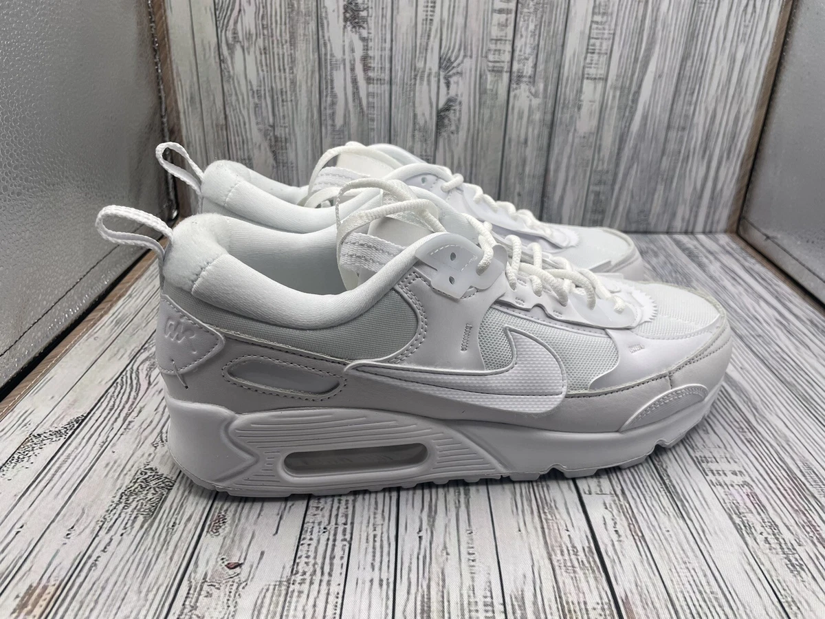 Nike Women Air Max 90 Futura White Shoes DM9922 101 Size 9