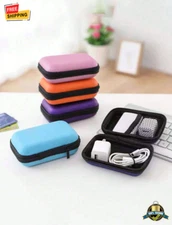 1 pc Portable Zipper Storage Bag for Cables, Chargers & Electronic Accessories