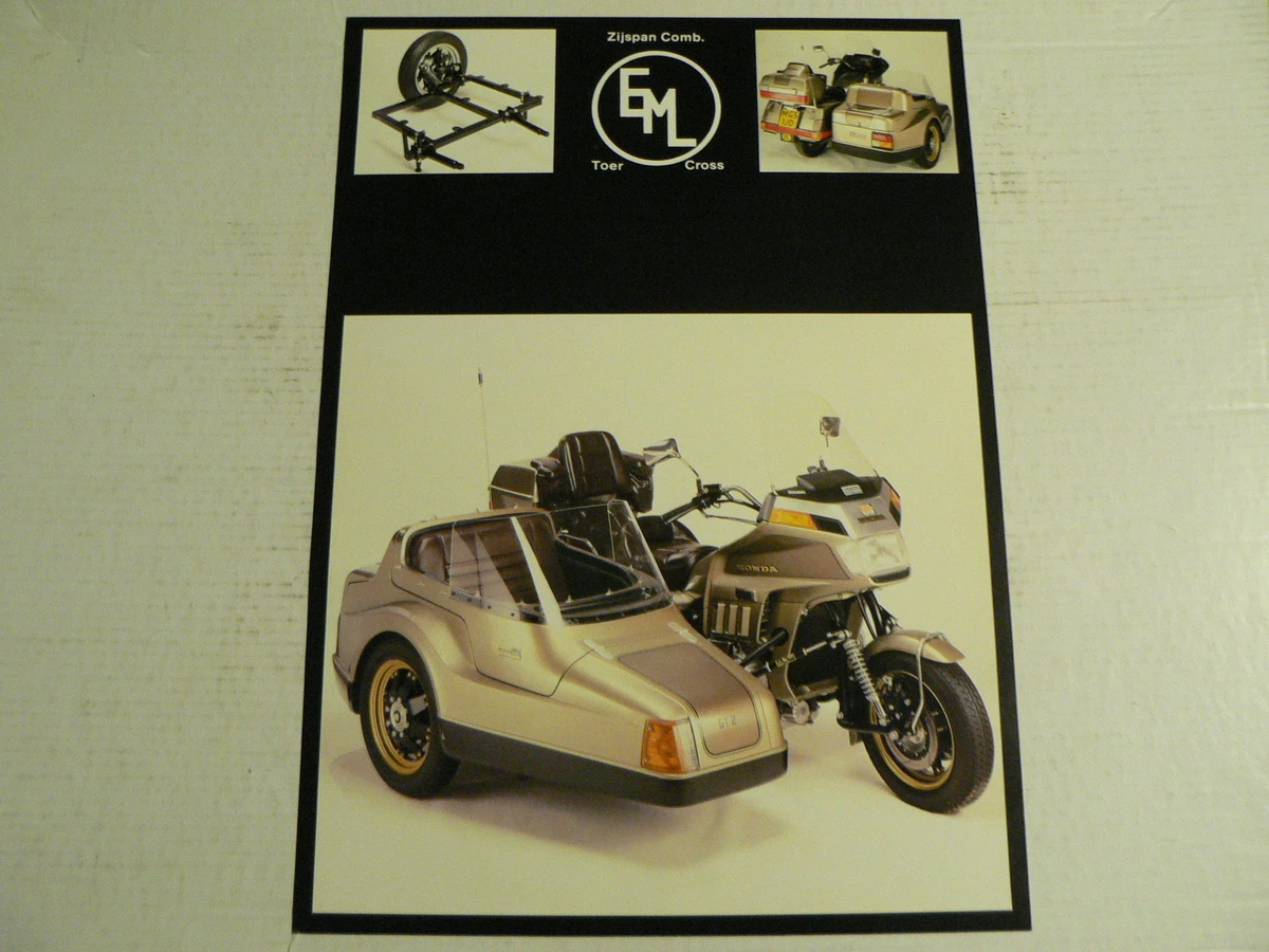 D719 BROCHURE EML HONDA GOLDWING SIDECAR COMBINATION PROSPEKT FOLDER