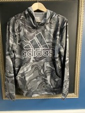 Adidas Boy's Warp Camo Print Pullover Hoodie Size XL 18/20