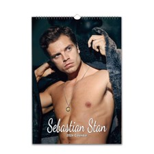 Sebastian Stan Full photo calendar 2026/27 personalised Choose Start