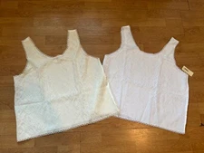 Vintage Women’s Lace/Satin Camisole Tank Top NOS Sz XL