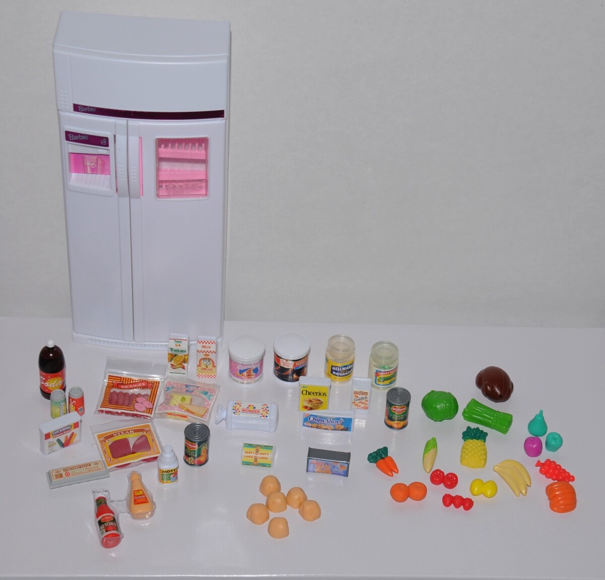 Barbie Fun Fixin Refrigerator Complete 48 + pieces No Box Mini