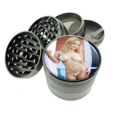 California Pin Up Girls D1 Titanium Grinder 4 Piece Magnetic Hand Mueller 