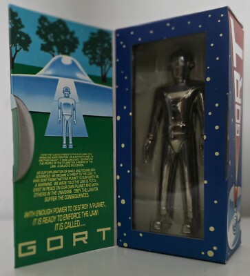 GORT  Special Edition Nickel Plated Die Cast Figure  NIB