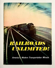 1960s Railroads Unlimited! America's Modern Transportation Miracle Vintage Book