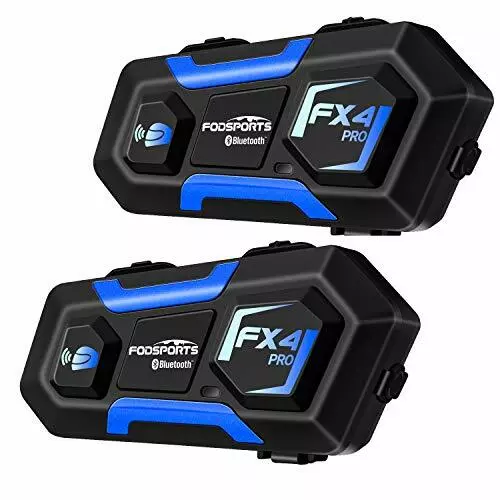Motorcycle Bluetooth Headset Fodsports FX4 Pro 1200m Helmet