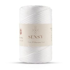 Sensy Premium 5mm 104 Yards Polyester Rope 100 Polypropylene Cord Macrame Co...
