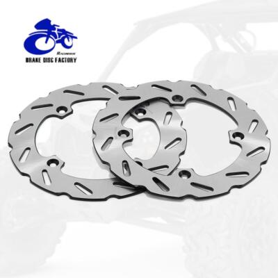 2pcs Rear Brake Disc Rotors For Can Am Maverick X3 MAX STD Turbo R RR 2017-2023