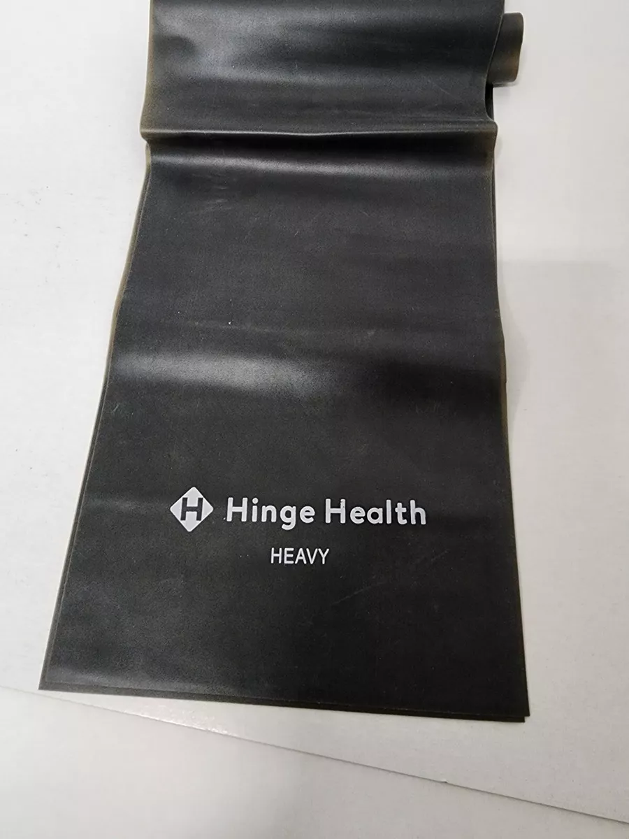 Hinge Health Health Fitness Heavy Resistance Band Black Exercise