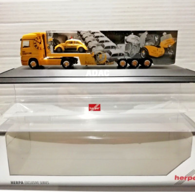Herpa 1:87 H0 LKW Mercedes Actros LH Koffer-Sattelzug ADAC Exclusiv Serie 271172
