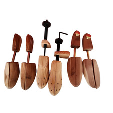 Lot Of Three Shoe Stretchers Trees Cedar