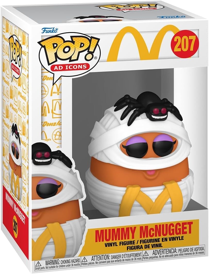 McDonalds MUMMY McNUGGET 3.75"" POP VINYL FIGURE AD ICONS NEW 207 FUNKO