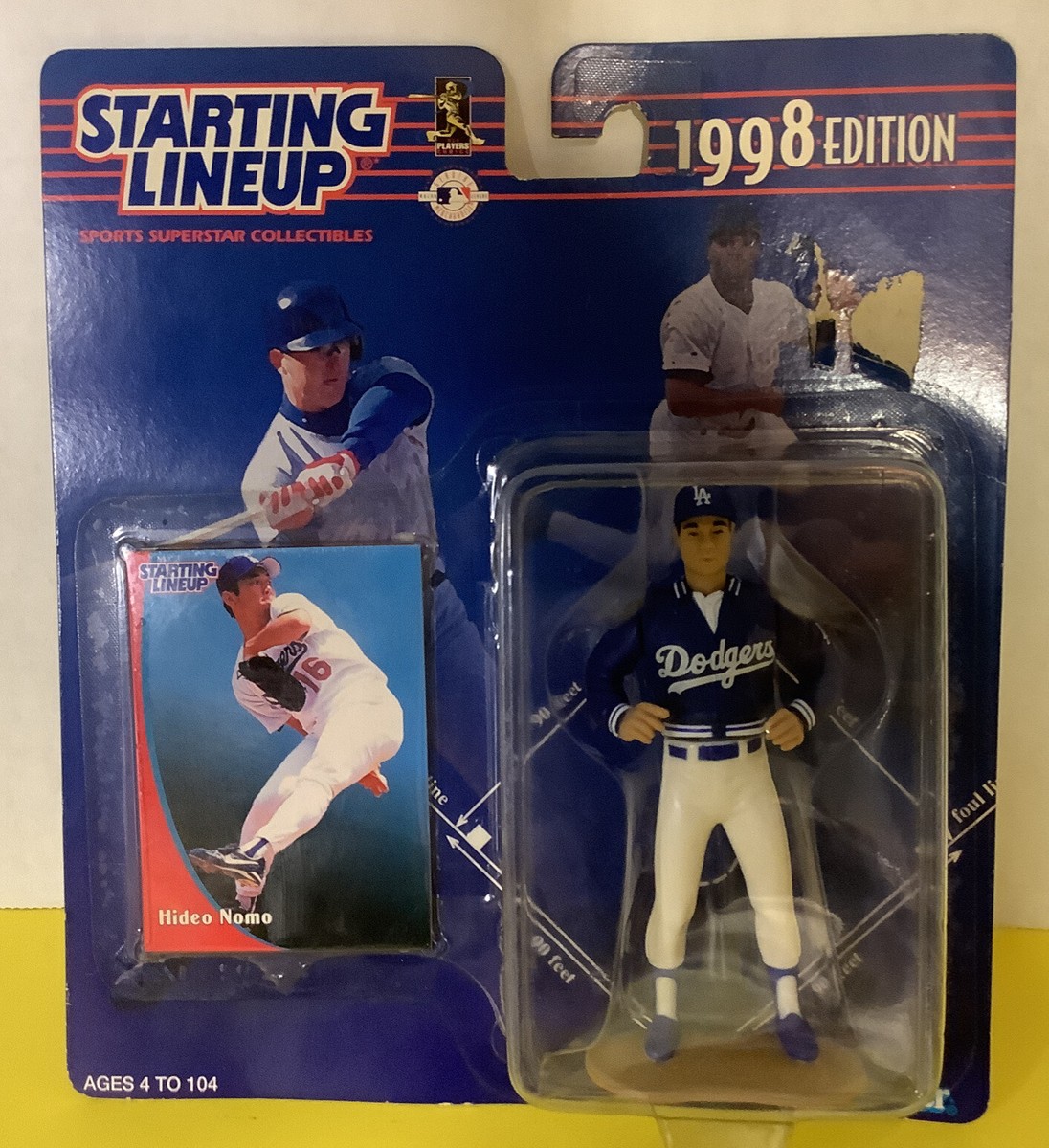 野茂英雄フィギア　Starting Lineup Hideo Nomo 1998 1998 Starting Lineup Hideo Nomo Baseball Figure Los Angeles
