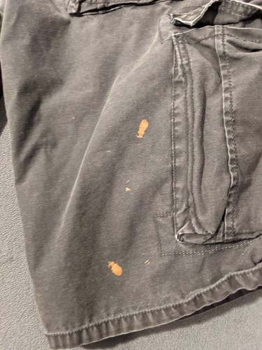 Pantalones cortos vintage Levi's Silvertab para hombre 33W negros de carga holgados Y2K patinador retro - Imagen 10 de 12
