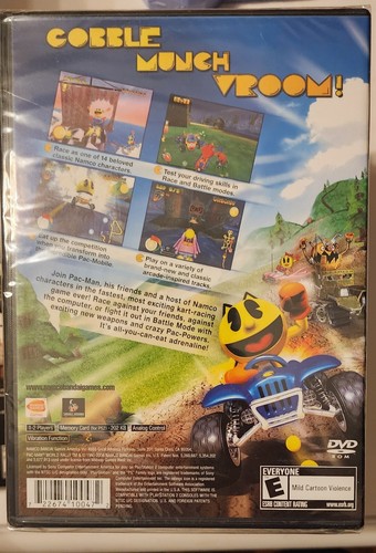 Factory Sealed Pac-Man World Rally (Sony PlayStation 2, 2006) PS2 With Xbox Demo - Picture 3 of 4