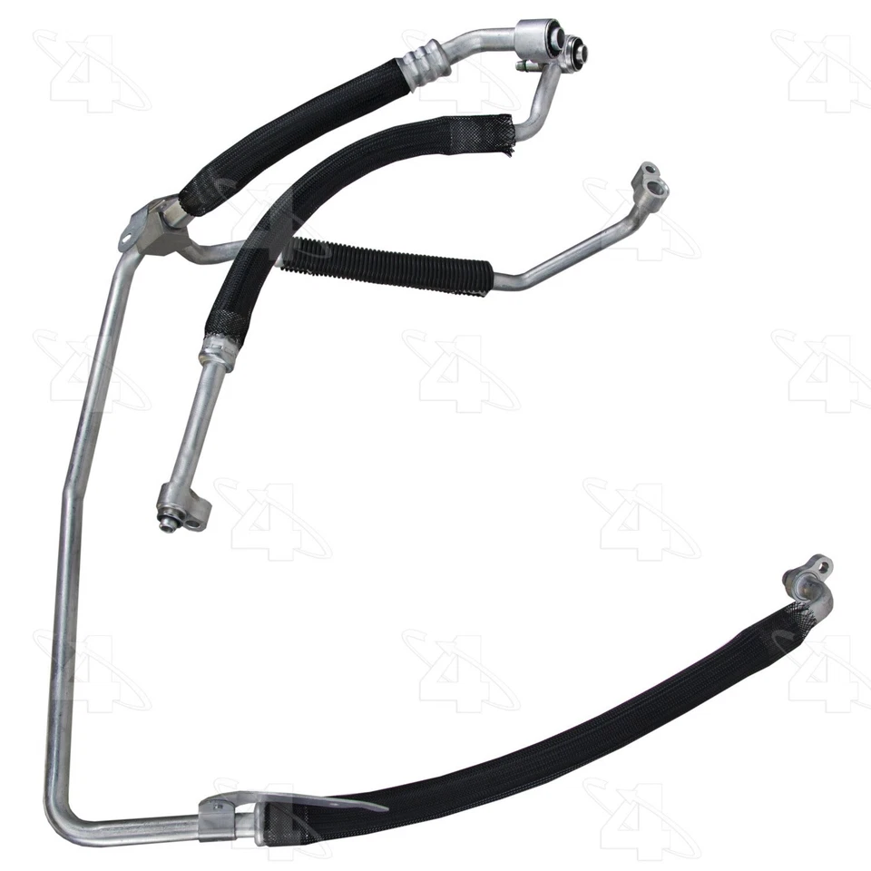 Conjunto de mangueira de descarga/sucção de refrigerante CA 4 estações para 2003-06 GMC Envoy XL - Imagem 2 de 4