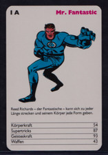1977 German Reed Richards/MR.FANTASTIC Marvel Superheroes Card EX+ 0 Graded PSA