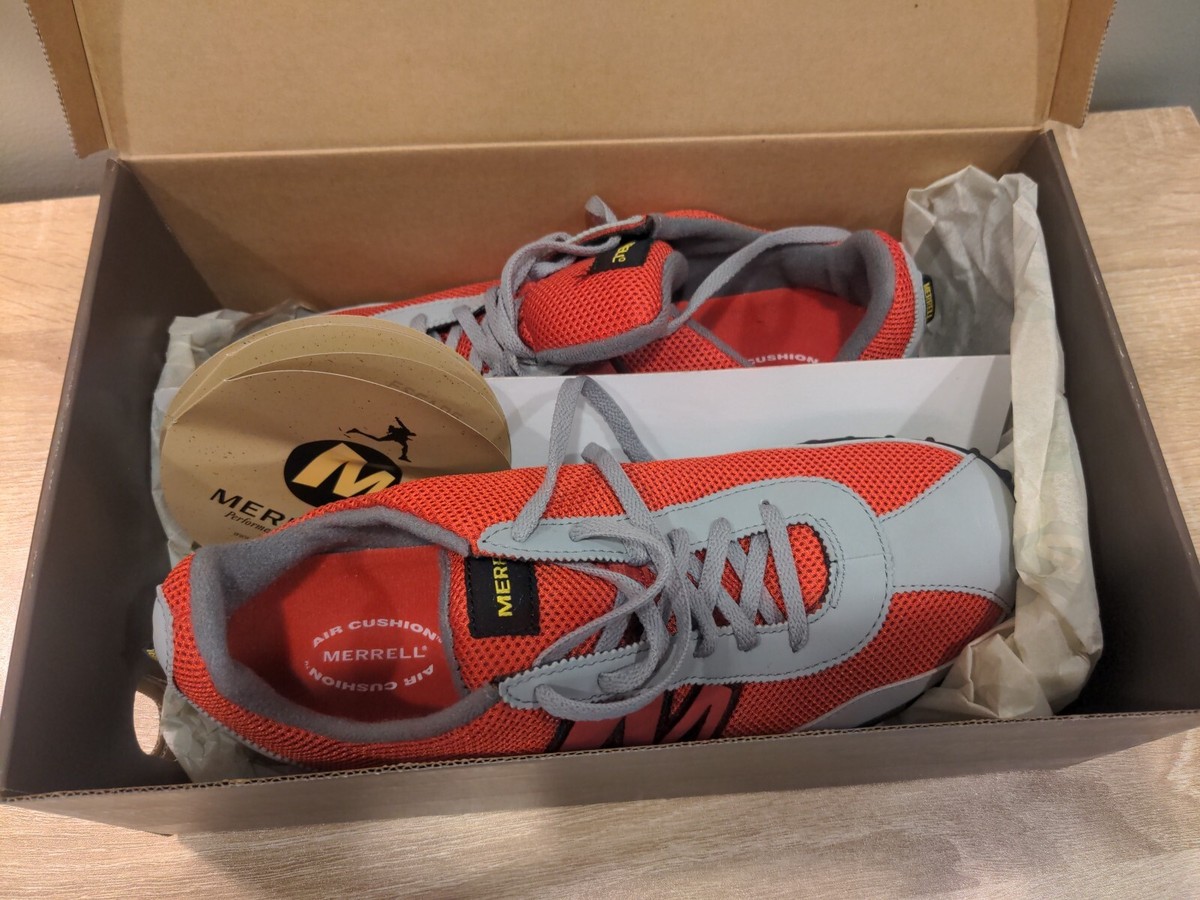 Merrell Gray and Red Athletic Sneakers with Cushioned Sole Merrell Big Kids main image 2