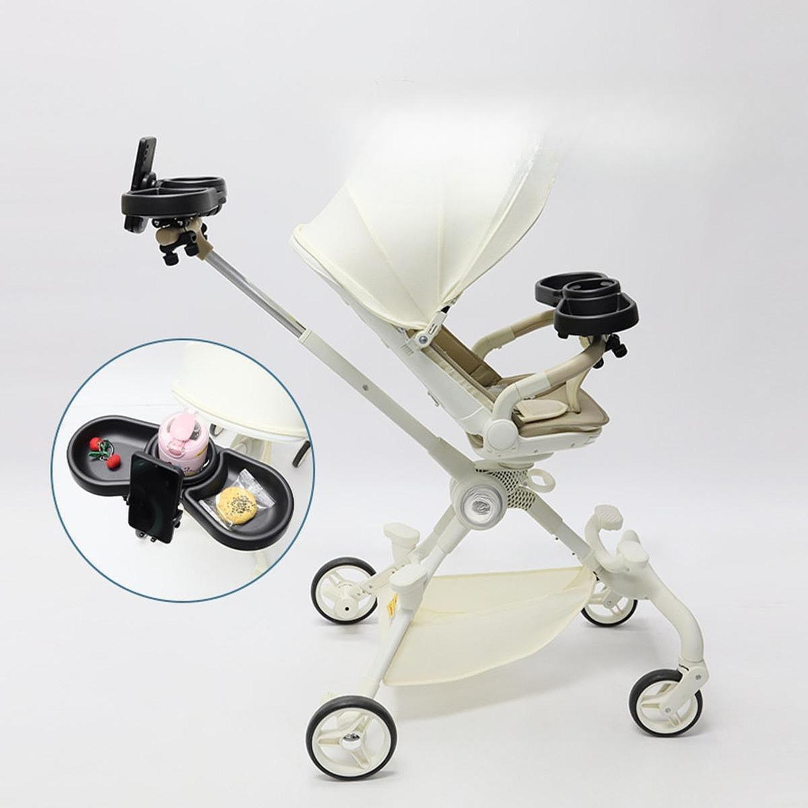 Universal Stroller Tray – Fits Most Strollers, Easy Install Organizer-image