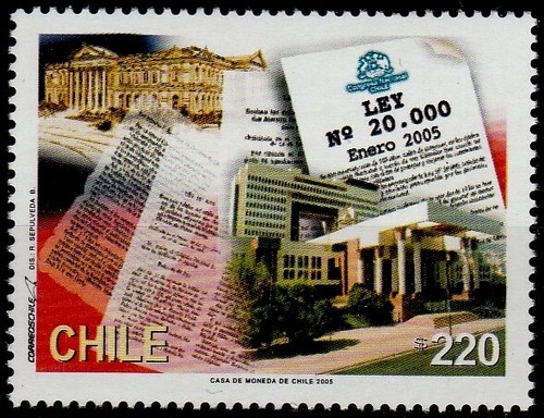 Chile 2005 Scott 1442 Law N° 20.000 MNH