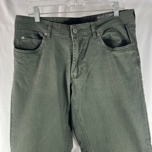 Matix Dark Green Gripper Slim Straight Comfortable Pants Men's Size 36 X 32 - Picture 2 of 13