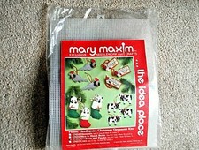 Mary Maxim Needlework and Crafts, Stockings and Pandas Ornament Kit No, 47456