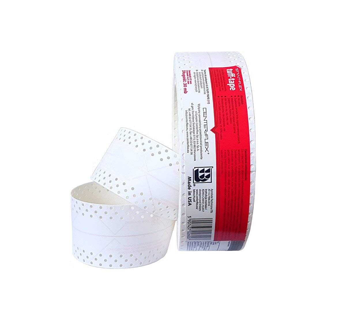 Ruban joints plaques de plâtre TUFF TAPE 30m bande armée pour enduit BA13