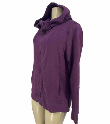 Lululemon Hoodie Women 8 Full Zip Hooded Sweatshirt Vented Back  Active  27-17