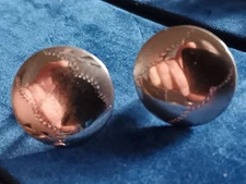 Vintage Sterling Silver Cufflinks signed JML C Pics