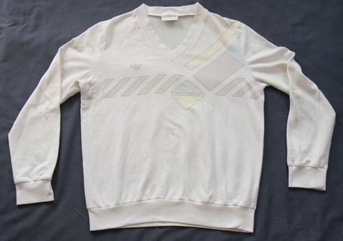 Pull Vintage UC Berkeley Années 80 – Homme Taille XL – Blanc Coton (état Très Bon)