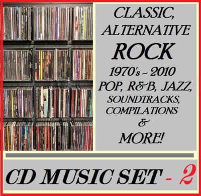 CD Lot U Pick Choose Buy 4 Get 5th FREE Rock Pop R&B Alternative, Jazz, Reggae..