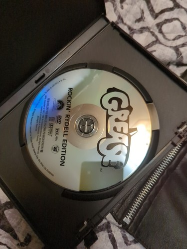 Grease The Movie Dvd With Leather Jacket Case - Picture 2 of 3