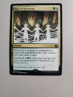 MTG Rite of Harmony Innistrad: Midnight Hunt 236/277 Regular Rare | eBay MTG Rite of Harmony Innistrad: Midnight Hunt 236/277 Regular Rare | eBay
