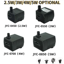 220V Mini Small 2.5-5W Submersible Water Pump Aquarium Pond Fish Tank Fountain