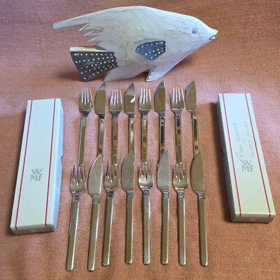 WMF Edelstahl Fischbesteck Fisch Besteck Set 6 Personen