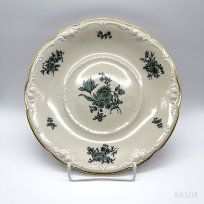 Thomas Ivory Bavaria Prunkteller Teller aus Porzellan F34 4 mit Goldrand - 30cm