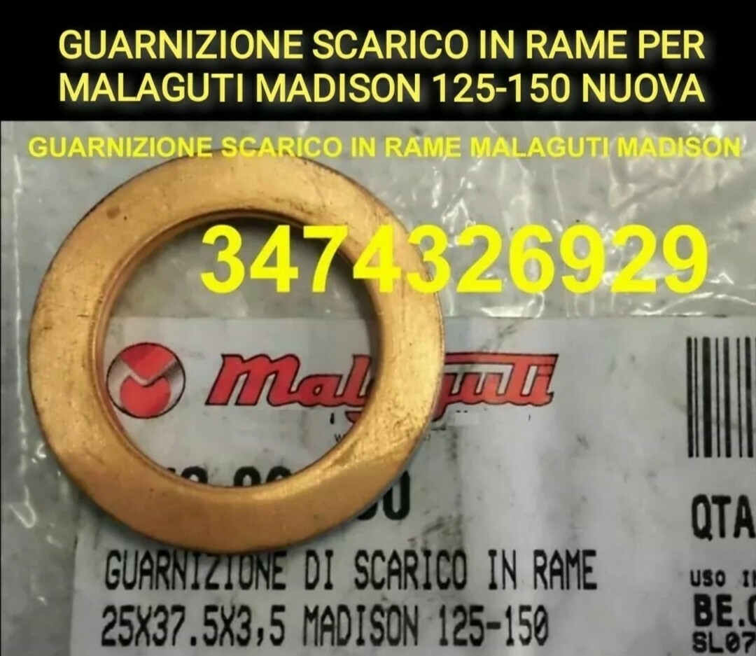 GUARNIZIONE SCARICO MARMITTA YAMAHA WR F 450 2003 > 2006 2012 > 2018
