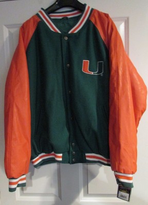 miami hurricanes varsity jacket