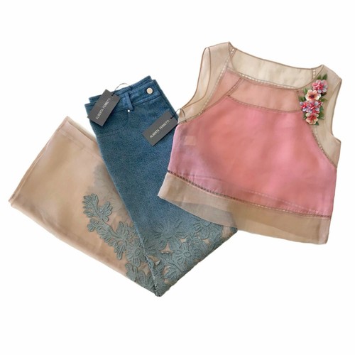NEW Womens Alberta Ferretti Pink Silk 