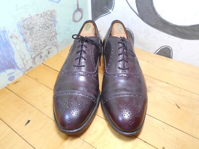 Alden Brown Leather Cap toe Oxfords Men's 12AA/B Very Narrow Shoe