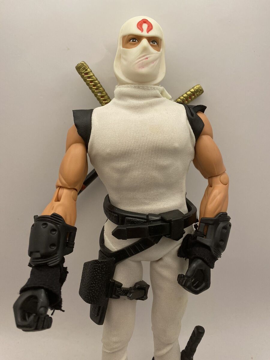 GI Joe 1996 Hasbro Cobra White Ninja 12 GI Joe 1996 Hasbro Cobra White Ninja 12