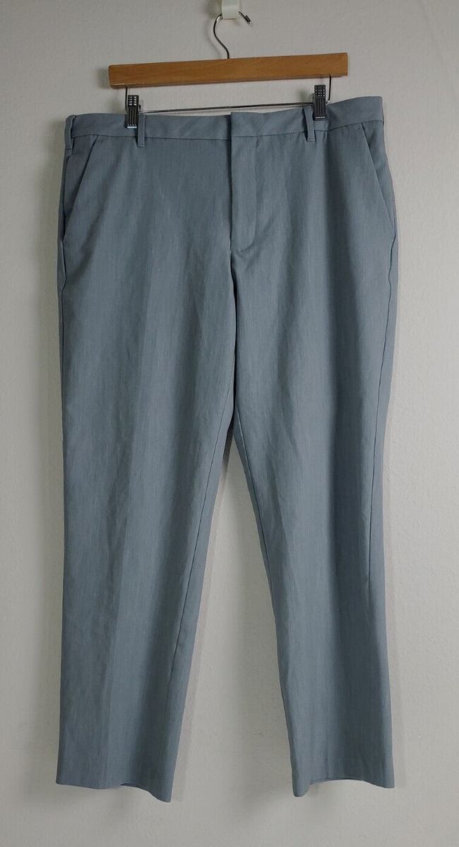 van heusen straight fit dress pants Premium Soft Lux Flex Dress Pant Sky Captain / 32 / 32 main image 1