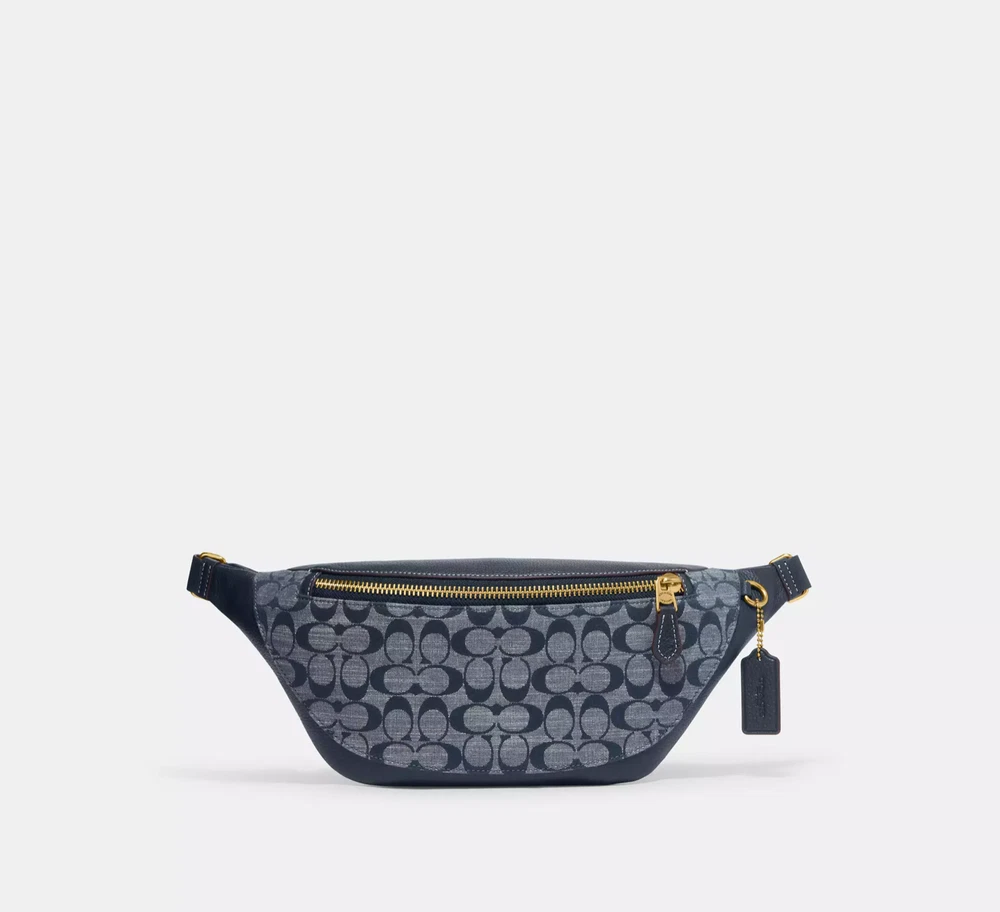 Coach Belt Bag In Signature Canvas Leather Crossbody/Fanny Pack