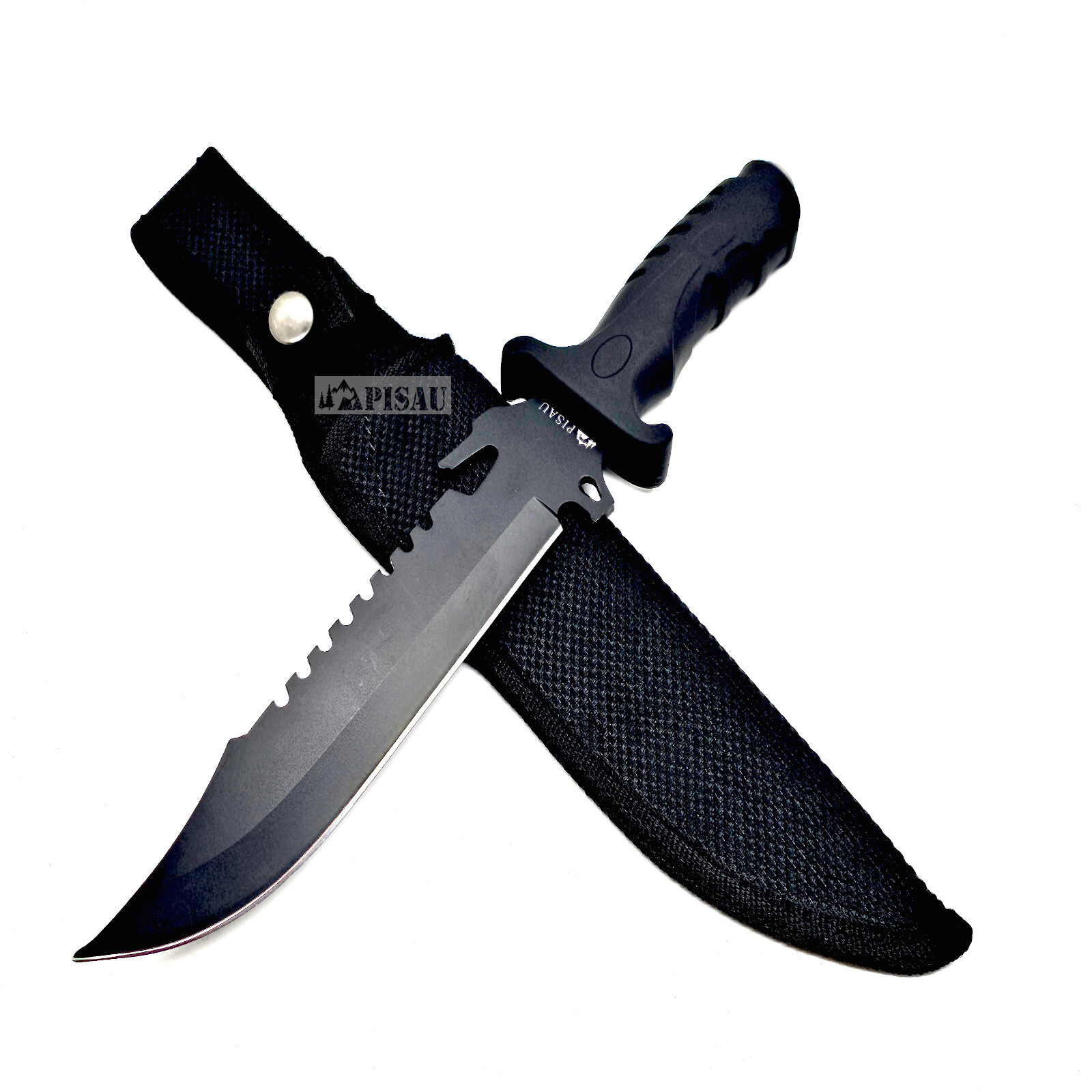 PISAU Pig Hunting Military Survival Bowie Camping Knife Sharp Multi