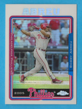 2005 Topps Chrome Refractors #194 Bobby Abreu Philadelphia Phillies