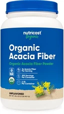 Nutricost Organic Acacia Fiber Powder (2 LB)