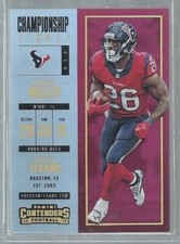  2017 Panini Contenders Championship Ticket #13 Lamar Miller 05/99 (ref42778)